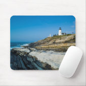 Maine, Pemaquid Point, Pemaquid Point Lighthouse Mousepad (Mit Mouse)