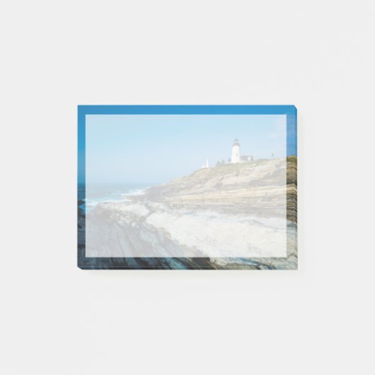 Maine, Pemaquid Point, Pemaquid Point Lighthouse Post-it Klebezettel (Vorderseite)