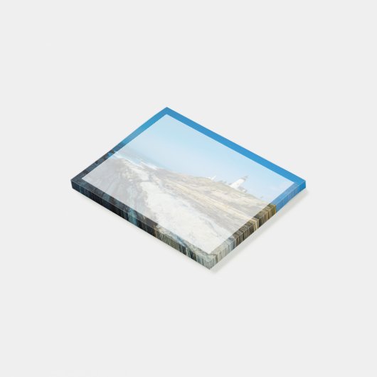 Maine, Pemaquid Point, Pemaquid Point Lighthouse Post-it Klebezettel (angewinkelt)