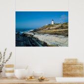 Maine, Pemaquid Point, Pemaquid Point Lighthouse Poster (Küche)