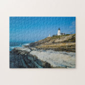Maine, Pemaquid Point, Pemaquid Point Lighthouse Puzzle (Horizontal)