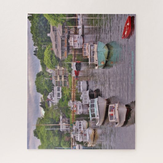 Maine Perkins Cove in Ogunquit Puzzle (Vertikal)