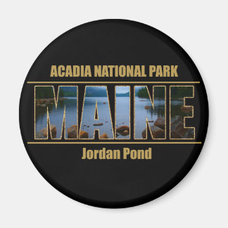 MAINE Picture Schriftart Acadia Nationalpark Magnet
