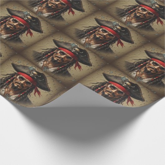 Maine Pirate Chieftain Geschenkpapier (Ecke)