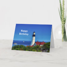 Maine Portland Head Light Foto Geburtstag