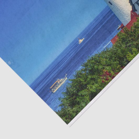 Maine Portland Head Light Foto Seidenpapier (Ausschnitt)