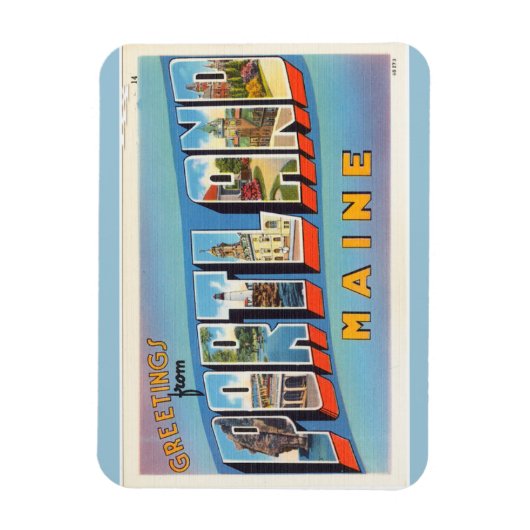 Maine, Portland Magnet (Vertikal)