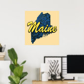 Maine Poster (Heimbüro)