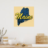 Maine Poster (Küche)