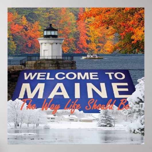 MAINE POSTER (Vorne)