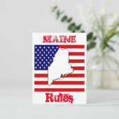 MAINE POSTKARTE (Stehend Vorderseite)