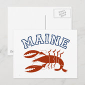 Maine Postkarte (Vorne/Hinten)