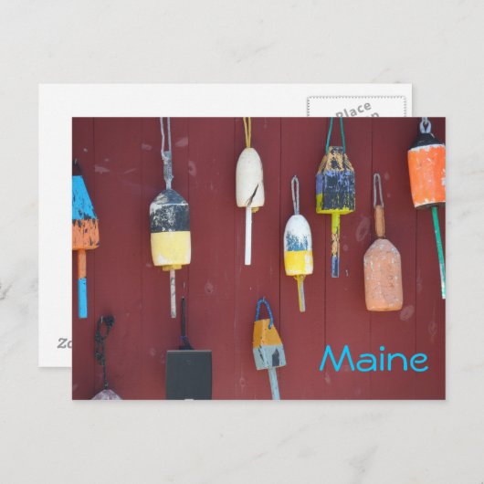Maine Postkarte (Vorne/Hinten)