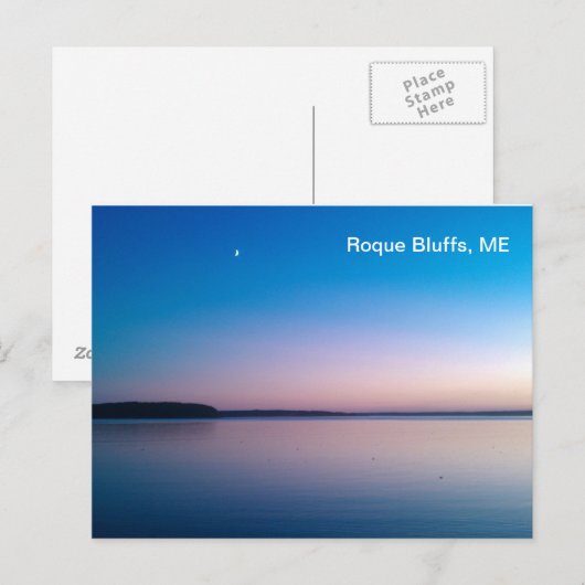Maine Postkarte (Vorne/Hinten)