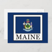 Maine Postkarte (Vorne/Hinten)