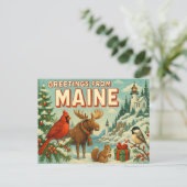 MAINE Postkarte (Stehend Vorderseite)