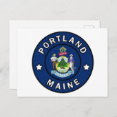 Maine Postkarte (Vorne/Hinten)