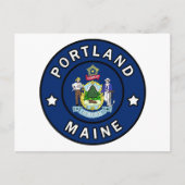 Maine Postkarte (Vorderseite)