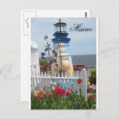 Maine Postkarte (Vorne/Hinten)