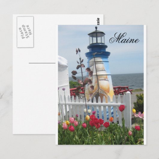 Maine Postkarte (Vorne/Hinten)