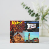 Maine Postkarte (Stehend Vorderseite)