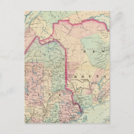 Maine, Postkarte (Vorderseite)