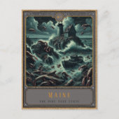 Maine | Postkarte Gothic Art (Vorderseite)