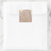 Maine Quadratischer Aufkleber (Tasche)