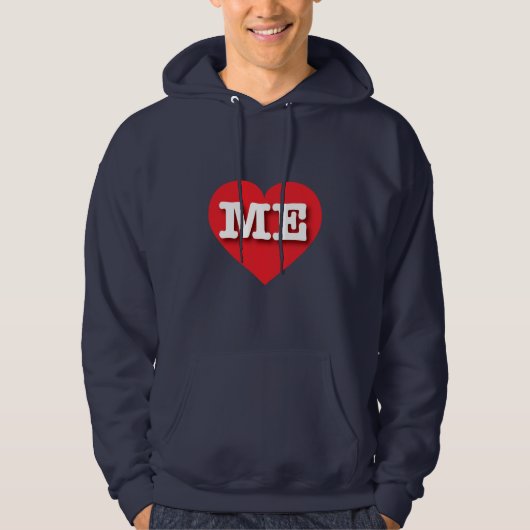 Maine Red Heart - I Liebe ME Hoodie (Vorderseite)