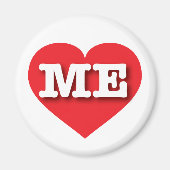 Maine Red Heart - I Liebe ME Magnet (Vorne)