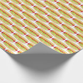 Maine Red Snapper Hotdog Portland ME Food Cookout Geschenkpapier (Ecke)