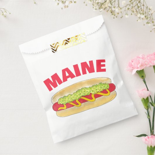 Maine Red Snapper Hotdog Portland ME Food Cookout Geschenktütchen (Versiegelt)