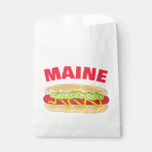 Maine Red Snapper Hotdog Portland ME Food Cookout Geschenktütchen (Vorderseite)