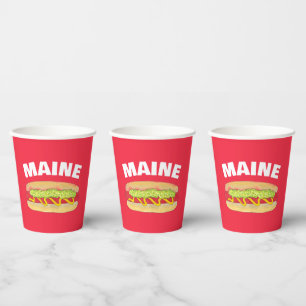 Maine Red Snapper Hotdog Portland ME Food Cookout Pappbecher