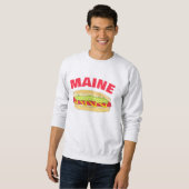 Maine Red Snapper Hotdog Portland ME Food Cookout Sweatshirt (Vorne ganz)