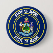 Maine Round Emblem Button (Vorderseite)