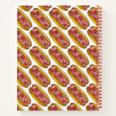 Maine Seafood Feinschmecker Humster Roll Sandwich Notizblock (Rückseite)