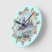 Maine Shells Leuchtturm Uhr (Winkel)