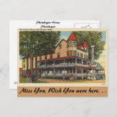 Maine, Skowhegan House, Skowhegan Postkarte (Vorne/Hinten)