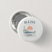 Maine Sommer Spaß Thunder_Cove Button (Vorne & Hinten)