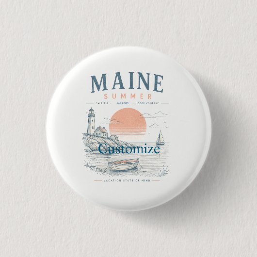 Maine Sommer Spaß Thunder_Cove Button (Vorderseite)