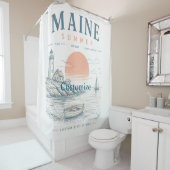 Maine Sommer Spaß Thunder_Cove Duschvorhang (Beispiel)