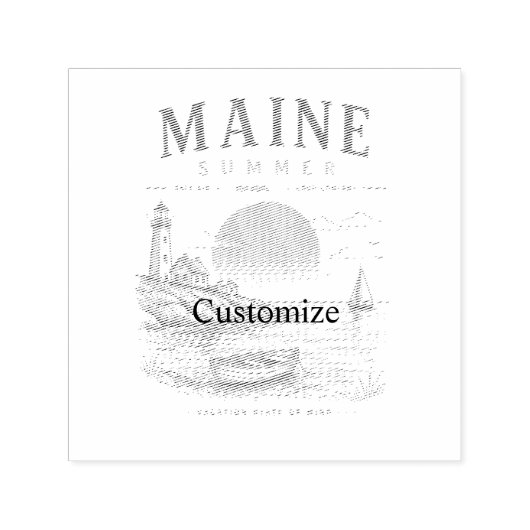 Maine Sommer Spaß Thunder_Cove Permastempel (Design)