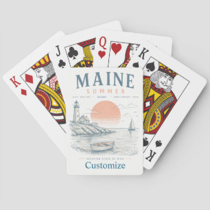 Maine Sommer Spaß Thunder_Cove Spielkarten