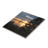 Maine-Sonnenuntergang Fliese (Seite)