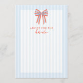 Maine Squeeze Coastal  Hinweiskarte (Vorderseite)