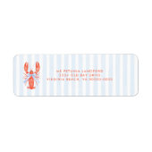 Maine Squeeze Coastal Lobster Bridal Shower Sign (Vorne)