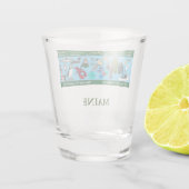 Maine Staat-Gedenkglas Schnapsglas (Rückseite)