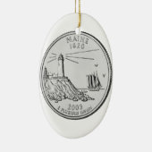 Maine Staat Quarter Keramikornament (Rechts)
