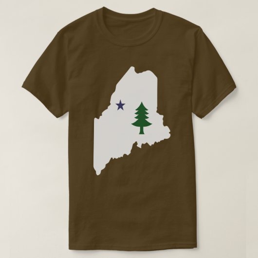 Maine Staat T - Shirt (Design vorne)